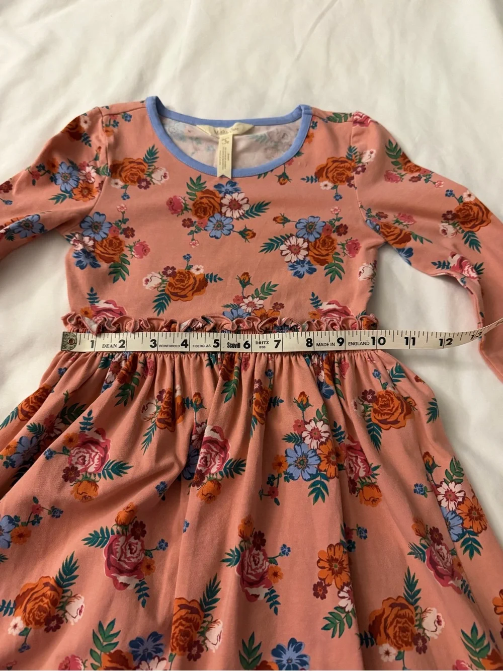 Matilda Jane Girls' Pink Floral Long-Sleeve Dress